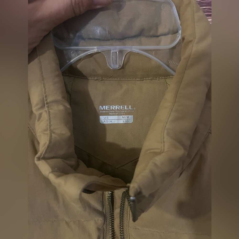 Merrell Tan Puffer Vest - Picture 5 of 7